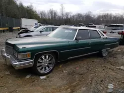 Salvage cars for sale at Waldorf, MD auction: 1976 Cadillac Sedan Devi