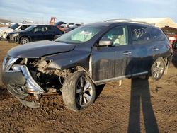 Salvage cars for sale at Brighton, CO auction: 2015 Nissan Pathfinder S