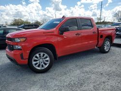 Salvage cars for sale at Riverview, FL auction: 2022 Chevrolet Silverado LTD C1500 Custom