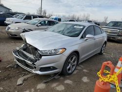 Salvage cars for sale at Pekin, IL auction: 2014 Ford Fusion SE