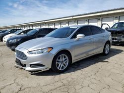 Salvage cars for sale at Louisville, KY auction: 2016 Ford Fusion SE