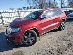 Salvage cars for sale at Gastonia, NC auction: 2012 Jeep Grand Cherokee Overland