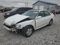 Honda Accord ex salvage cars for sale: 2002 Honda Accord EX