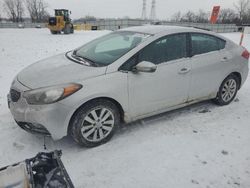 Salvage cars for sale at Barberton, OH auction: 2014 KIA Forte EX