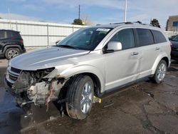 Salvage cars for sale at Littleton, CO auction: 2013 Dodge Journey Crew