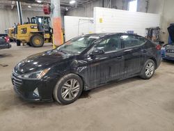 Salvage cars for sale at Blaine, MN auction: 2019 Hyundai Elantra SEL