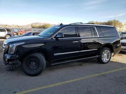 Salvage cars for sale at Las Vegas, NV auction: 2016 Cadillac Escalade ESV Platinum