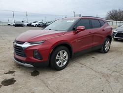 Salvage cars for sale at Oklahoma City, OK auction: 2021 Chevrolet Blazer 1LT