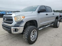 Salvage cars for sale at Houston, TX auction: 2014 Toyota Tundra Crewmax SR5