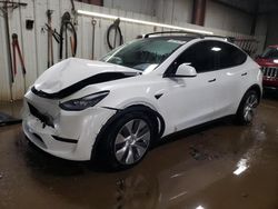 Salvage cars for sale at Elgin, IL auction: 2021 Tesla Model Y