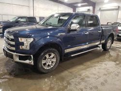 Salvage cars for sale at Avon, MN auction: 2016 Ford F150 Supercrew