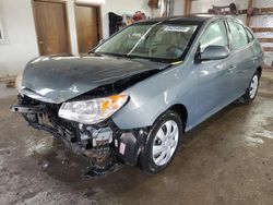 Salvage cars for sale from Copart Pekin, IL: 2010 Hyundai Elantra Blue