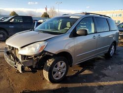 Salvage cars for sale at Littleton, CO auction: 2004 Toyota Sienna CE