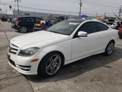 Salvage cars for sale at Sun Valley, CA auction: 2013 Mercedes-Benz C 250