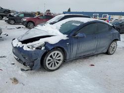 2021 Tesla Model 3 en venta en Woodhaven, MI