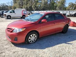 Salvage cars for sale at Ocala, FL auction: 2011 Toyota Corolla Base