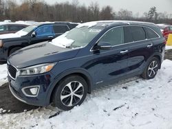 Salvage cars for sale from Copart East Granby, CT: 2016 KIA Sorento EX