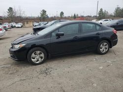 Salvage cars for sale at Gaston, SC auction: 2015 Honda Civic LX