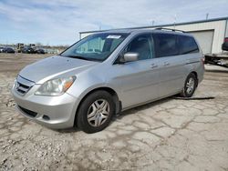 Salvage cars for sale at Kansas City, KS auction: 2007 Honda Odyssey EXL