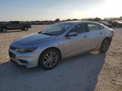 Salvage cars for sale at San Antonio, TX auction: 2017 Chevrolet Malibu LT