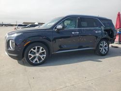 Salvage cars for sale at Grand Prairie, TX auction: 2021 Hyundai Palisade SEL