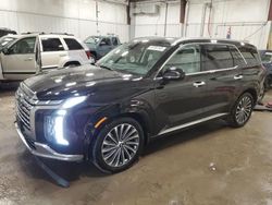 Salvage cars for sale at Franklin, WI auction: 2024 Hyundai Palisade Calligraphy