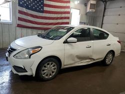 Salvage cars for sale at Lyman, ME auction: 2016 Nissan Versa S