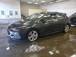 Clean Title Cars for sale at auction: 2018 Chevrolet Cruze Premier