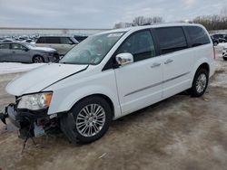 Salvage cars for sale at Davison, MI auction: 2016 Chrysler Town & Country Limited