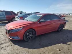 Salvage cars for sale at Earlington, KY auction: 2021 Hyundai Elantra Limited