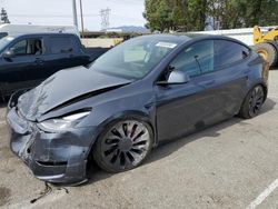 Vehiculos salvage en venta de Copart Rancho Cucamonga, CA: 2021 Tesla Model Y