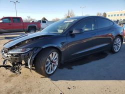 Carros salvage a la venta en subasta: 2024 Tesla Model 3