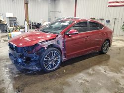 Salvage cars for sale at Appleton, WI auction: 2017 Hyundai Elantra Sport