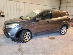 Salvage cars for sale at Abilene, TX auction: 2017 Ford Escape SE