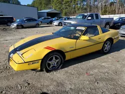 Salvage cars for sale at Seaford, DE auction: 1987 Chevrolet Corvette