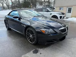 Salvage cars for sale at North Billerica, MA auction: 2007 BMW M6