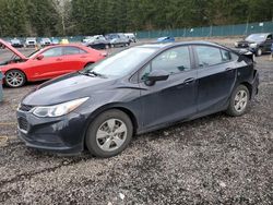 Carros con verificación Run & Drive a la venta en subasta: 2017 Chevrolet Cruze LS