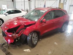 Salvage cars for sale at Franklin, WI auction: 2022 Ford Escape SEL