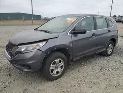 Salvage cars for sale at Tifton, GA auction: 2015 Honda CR-V LX