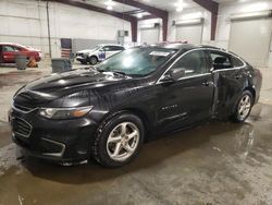 Salvage cars for sale at Avon, MN auction: 2018 Chevrolet Malibu LS