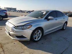 Salvage cars for sale at Grand Prairie, TX auction: 2018 Ford Fusion SE Hybrid