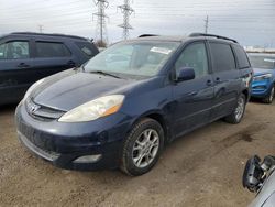 Salvage cars for sale at Elgin, IL auction: 2006 Toyota Sienna XLE