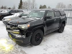 Salvage cars for sale at Bowmanville, ON auction: 2021 Toyota 4runner Night Shade