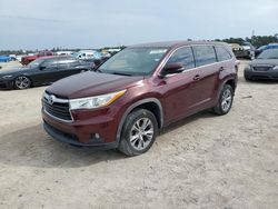 2015 Toyota Highlander LE en venta en Houston, TX