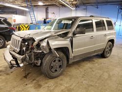 Salvage cars for sale at Wheeling, IL auction: 2016 Jeep Patriot Sport