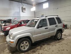 Jeep salvage cars for sale: 2002 Jeep Liberty Limited