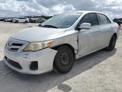 Carros salvage a la venta en subasta: 2011 Toyota Corolla Base