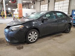 Salvage cars for sale at Blaine, MN auction: 2014 Toyota Corolla L