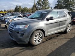 Salvage cars for sale at Denver, CO auction: 2019 Ford Explorer XLT