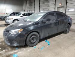 Salvage cars for sale at Franklin, WI auction: 2015 Toyota Corolla L